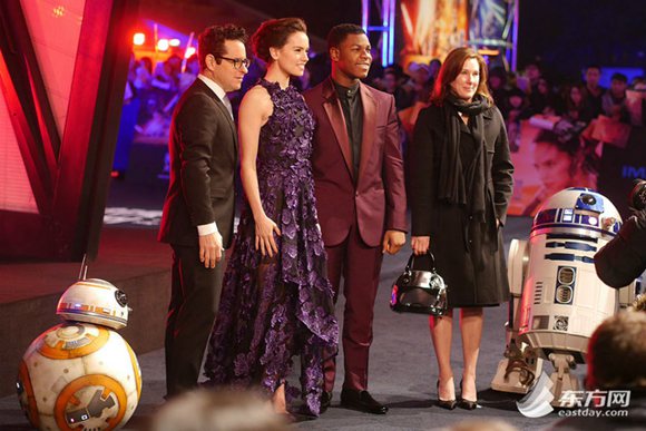 Cast members of Star Wars: The Force Awakens meet Chinese fans in Shanghai