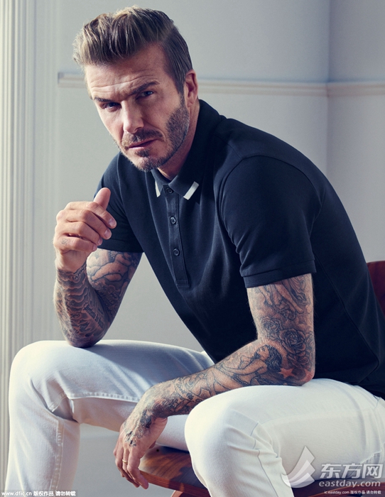 David Beckhamon released fashion shots (2)