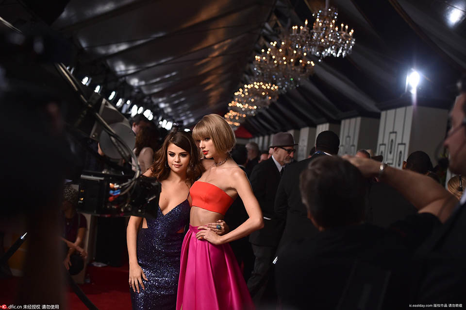 Red carpet for 58th Grammy Awards 