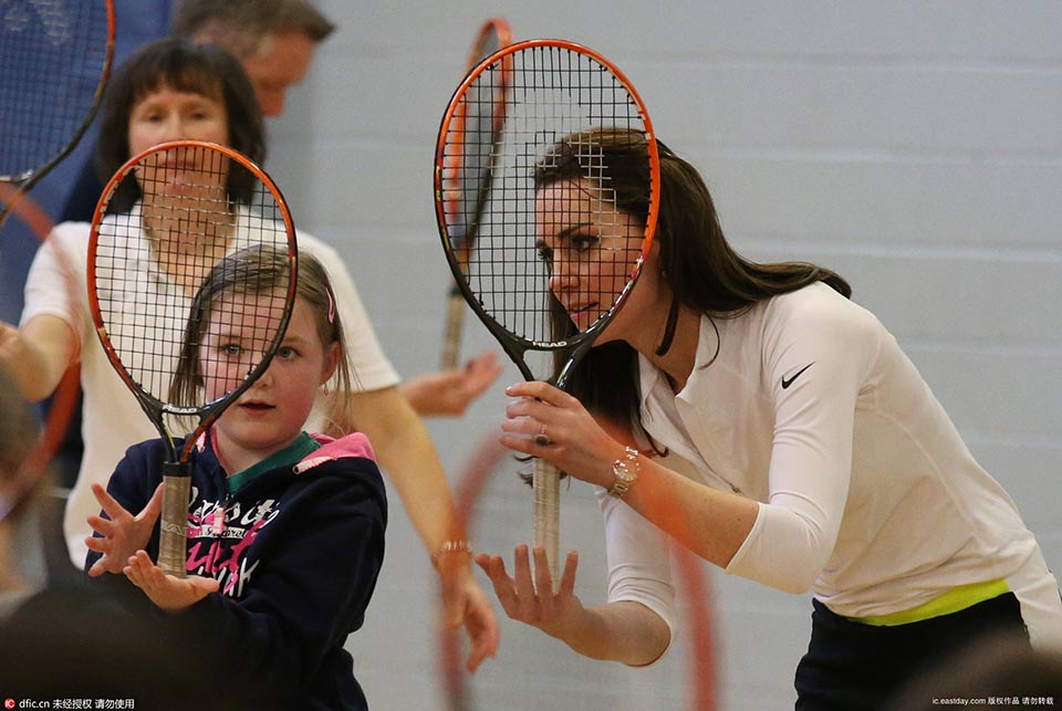 Princess Kate visited tennis school (2)