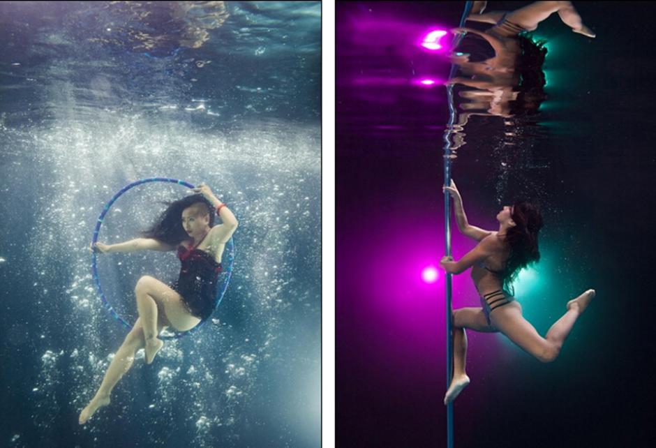 Amazing photography works of pole dancing under water (6)