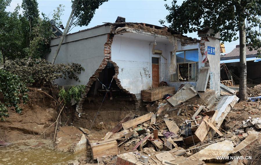 130 dead, 110 missing in Hebei due to torrential rain and floods
