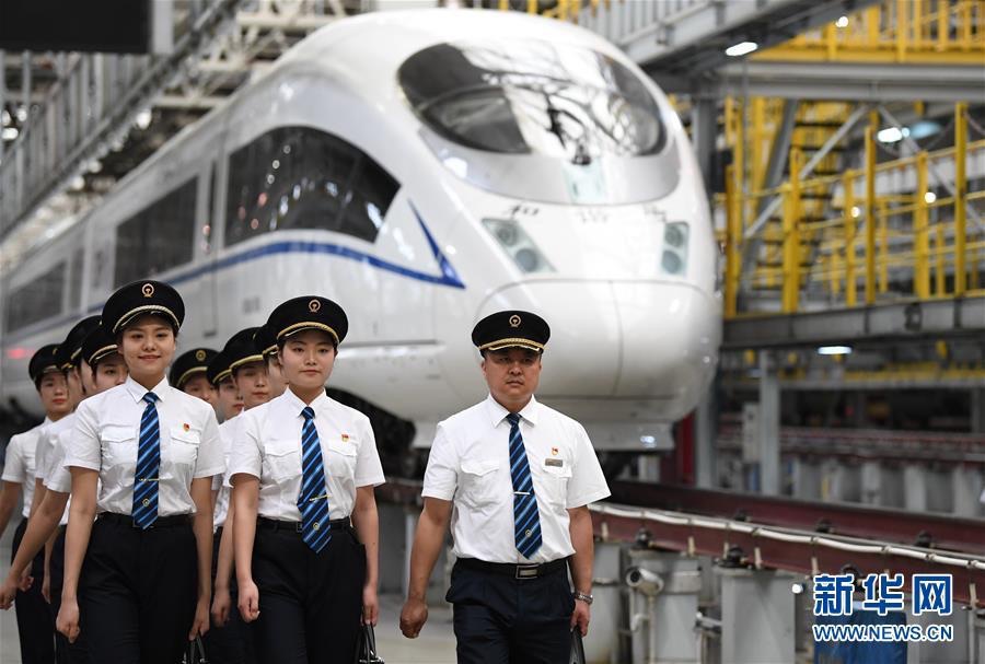 China’s first female bullet train drivers to take up posts