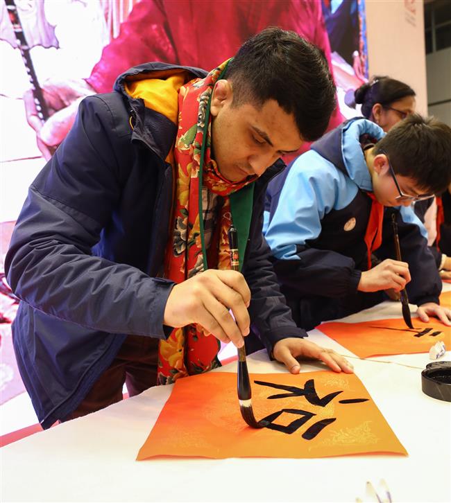 Grand calligraphyfestival in Shanghai