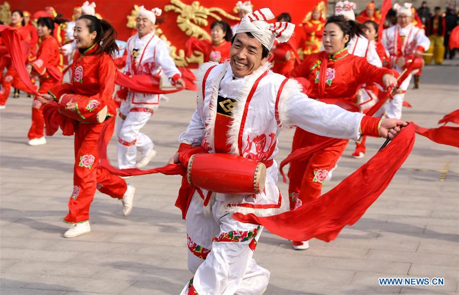 Various folk activities held across China to mar
