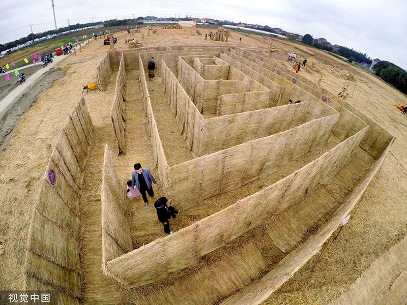 Straw Art Festival held in Pudong 